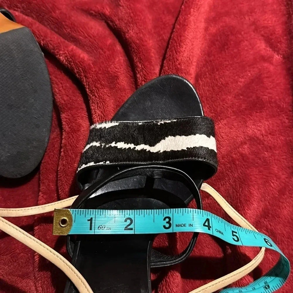 Gucci Pony hair printed stilettos  heels sandals Sz 10 - Picture 9 of 17